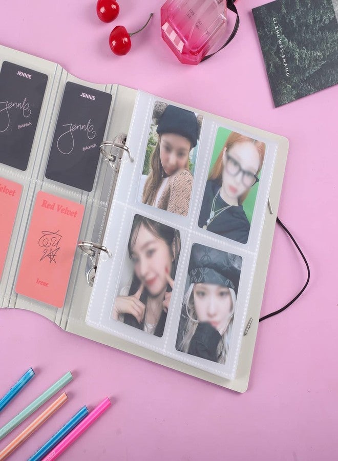 Careflection Photo Album Binder 200 Photocards Book D Ring A5 Binder Photocard Holder Refillable Compatible for Fujifilm Instax Mini Film/Polaroid Film/Kpop Photocard (Purple) - Image 2